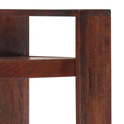 Libreria Marrone 85x30x166 cm in Legno Massello di Acacia