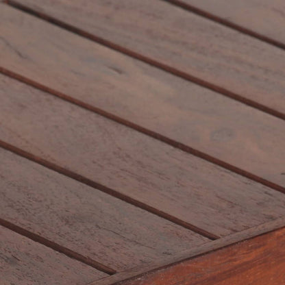 Libreria Marrone 85x30x166 cm in Legno Massello di Acacia