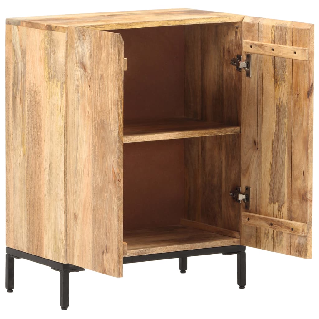 Credenza 60x35x77 cm in Legno Massello di Mango
