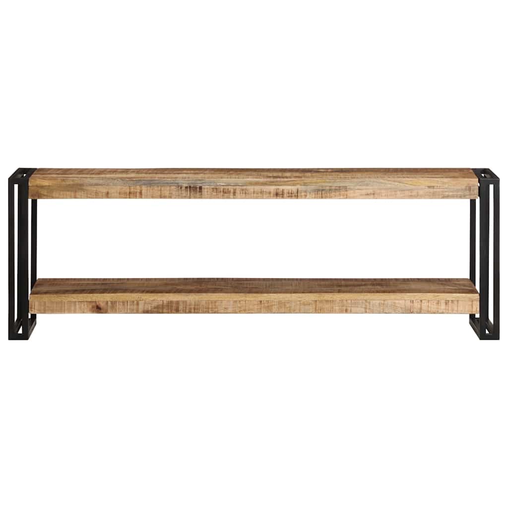 Mobile Porta TV 120x30x40 cm in Legno di Mango Grezzo