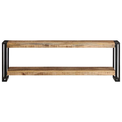 Mobile Porta TV 120x30x40 cm in Legno di Mango Grezzo