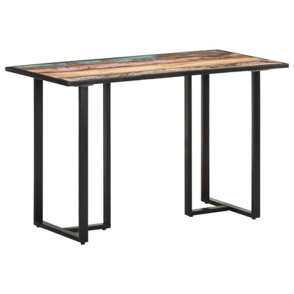Tavolo da Pranzo 120 cm in Legno Massello di Recupero