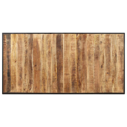 Tavolo da Pranzo 160 cm in Legno Massello di Mango Grezzo