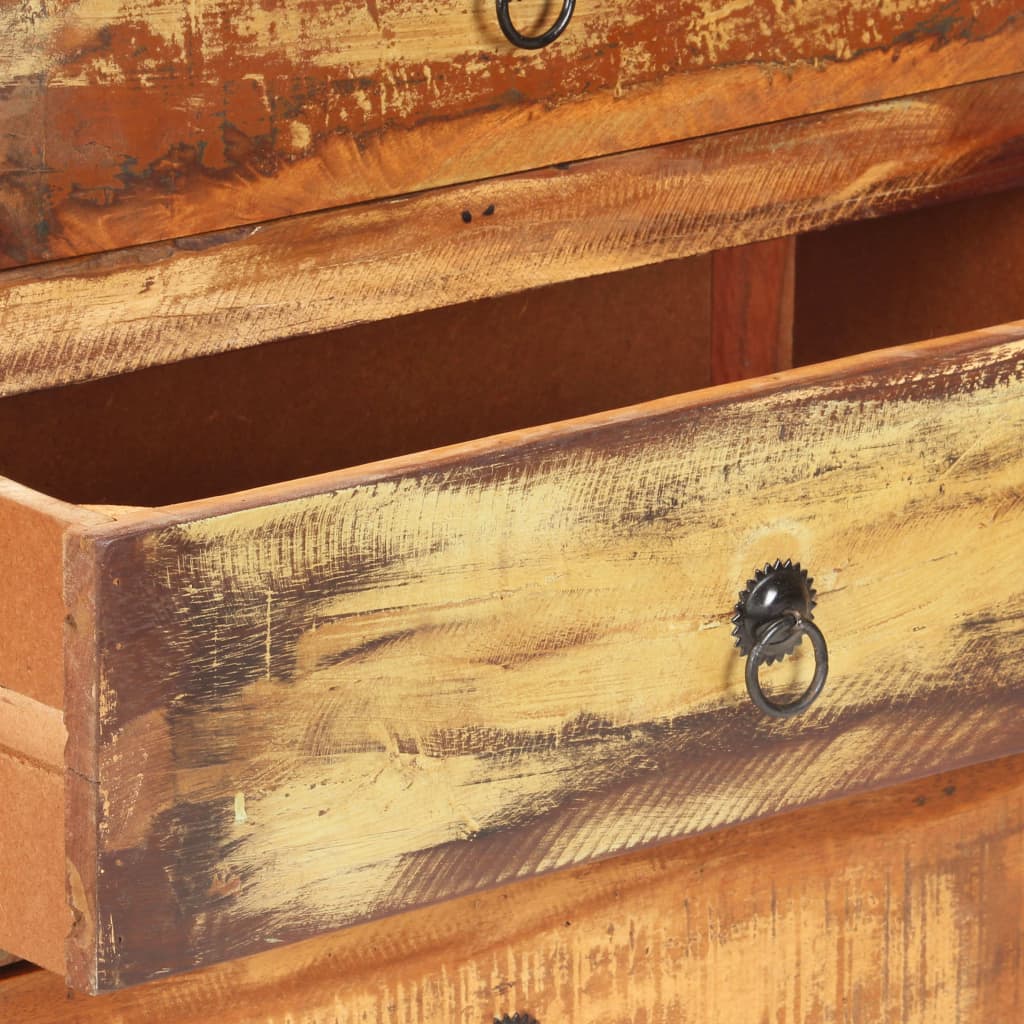 Credenza 60x35x75 cm in Legno Massello di Recupero