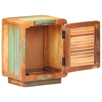 Comodino 40x30x50 cm in Legno Massello di Recupero