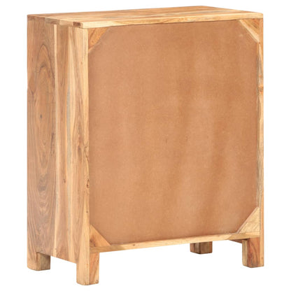 Credenza 60x35x75 cm in Legno Massello d'Acacia