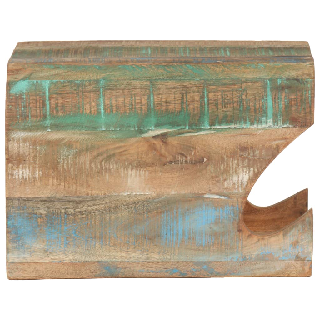 Supporto Bicicletta da Parete 35x25x25 cm in Legno di Recupero