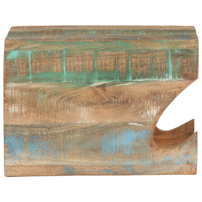 Supporto Bicicletta da Parete 35x25x25 cm in Legno di Recupero