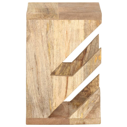 Supporto Skateboard da Parete 25x20x30 cm in Legno di Mango