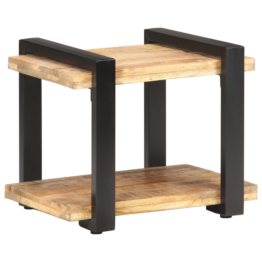 Comodino 50x40x40 cm in Legno di Mango Grezzo