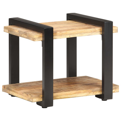 Comodino 50x40x40 cm in Legno di Mango Grezzo