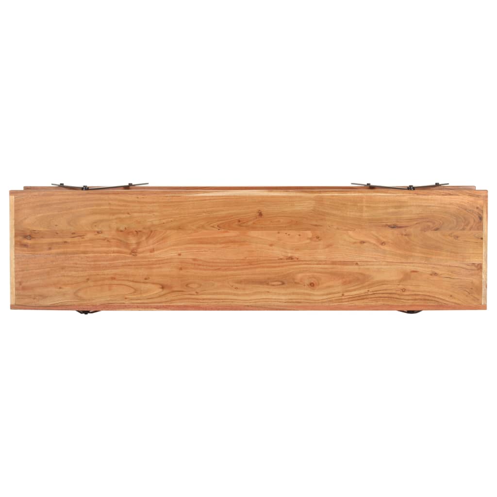 Mobile Porta TV 160x40x50 cm in Legno Massello di Acacia
