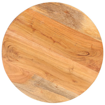Tavolino da Salotto Ã˜68x43 cm in Legno Massello di Acacia