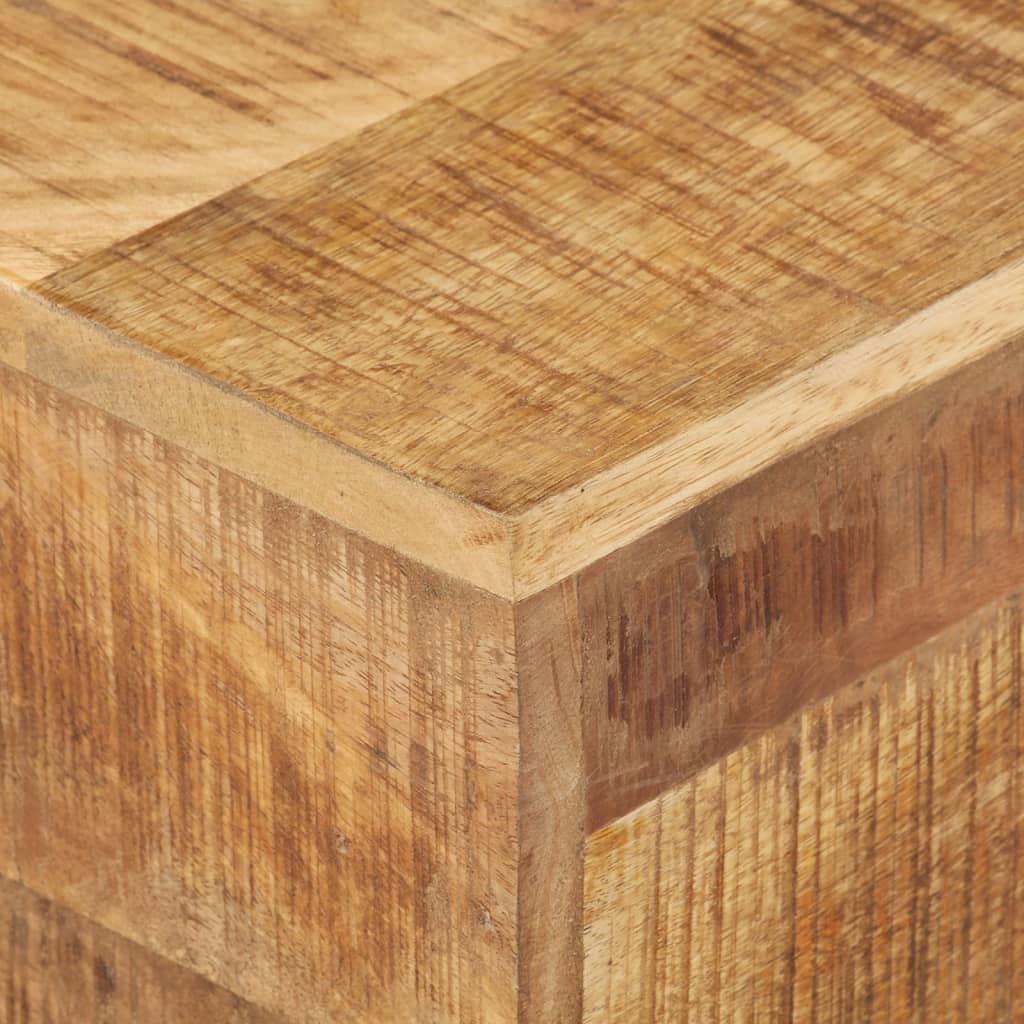 Tavolino 30x30x33 cm in Legno di Mango Grezzo