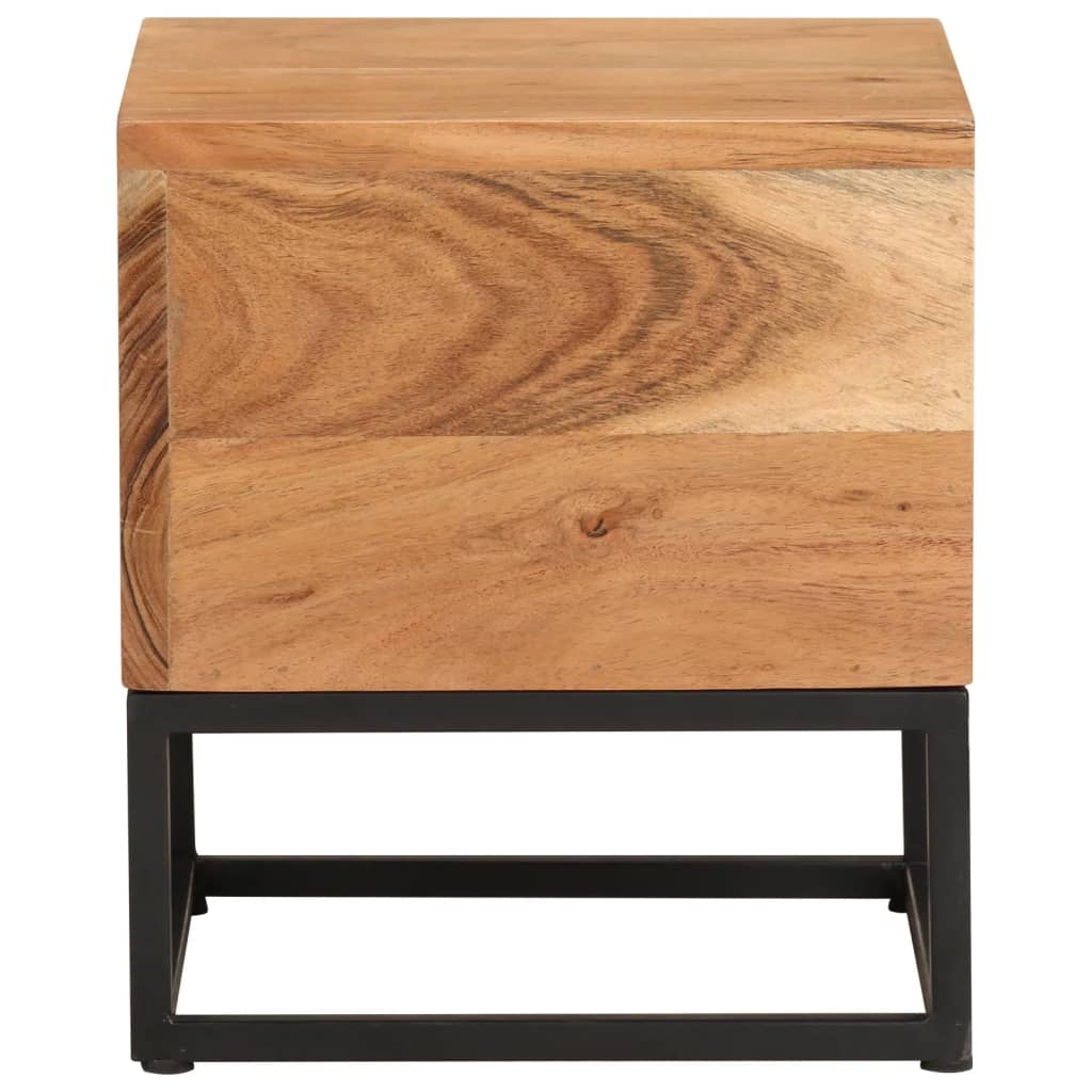 Tavolino 30x30x33 cm in Legno Massello di Acacia