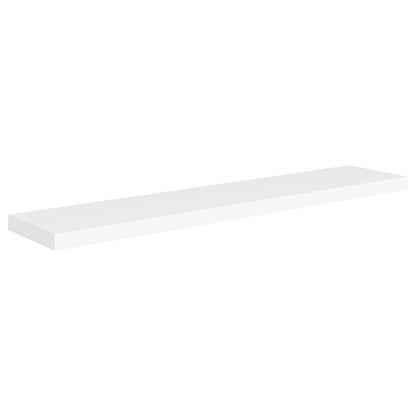 Scaffali a Parete 4 pz Bianchi 120x23,5x3,8 cm in MDF