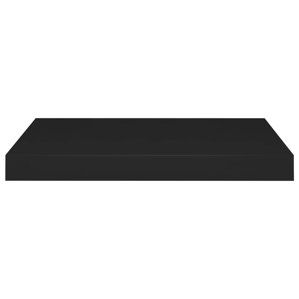 Scaffali a Parete 4 pz Neri 50x23x3,8 cm in MDF