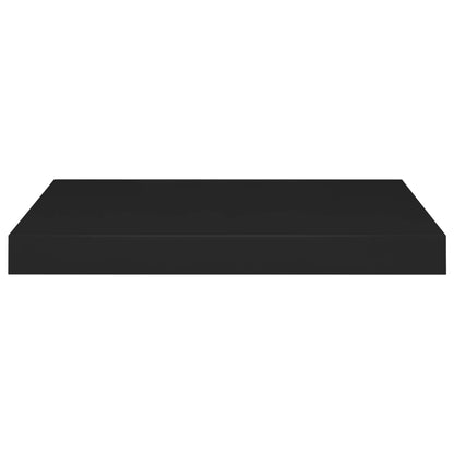 Scaffali a Parete 4 pz Neri 50x23x3,8 cm in MDF