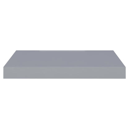 Scaffale a Parete Grigio 40x23x3,8 cm in MDF