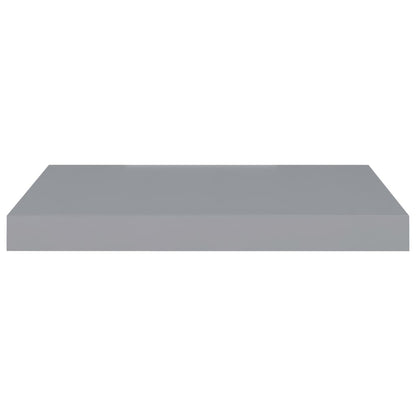 Scaffali a Parete 4 pz Grigi 50x23x3,8 cm in MDF