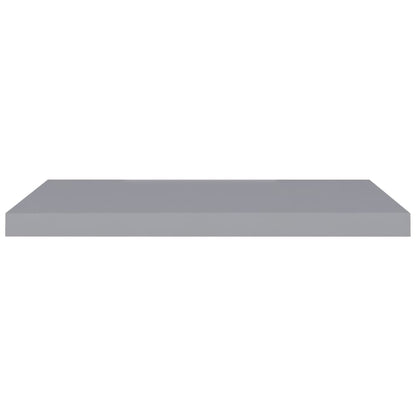 Scaffali a Parete 4 pz Grigi 80x23,5x3,8 cm in MDF