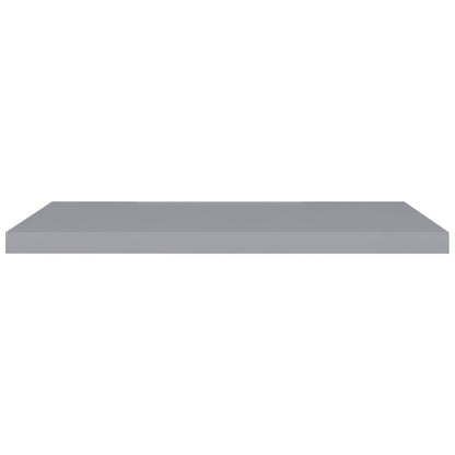 Scaffale a Parete Grigio 90x23,5x3,8 cm in MDF