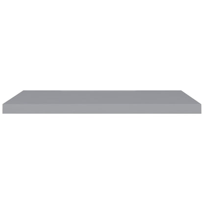 Scaffali a Parete 4 pz Grigi 90x23,5x3,8 cm in MDF