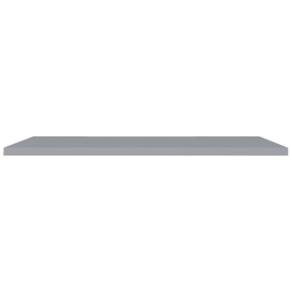 Scaffale a Parete Grigio 120x23,5x3,8 cm in MDF
