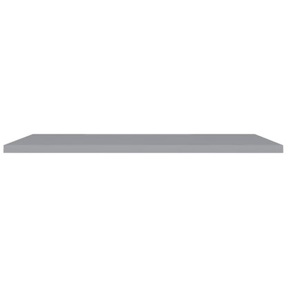 Scaffali a Parete 2 pz Grigi 120x23,5x3,8 cm in MDF