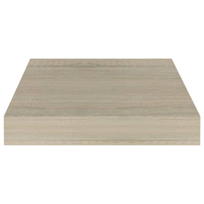 Scaffale a Parete Rovere 23x23,5x3,8 cm in MDF