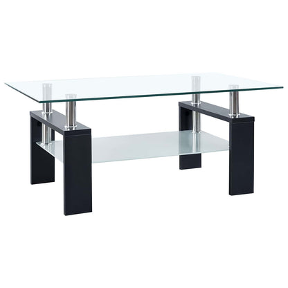 Tavolino da salotto Nero 55 x 96 x 40.5 cm
