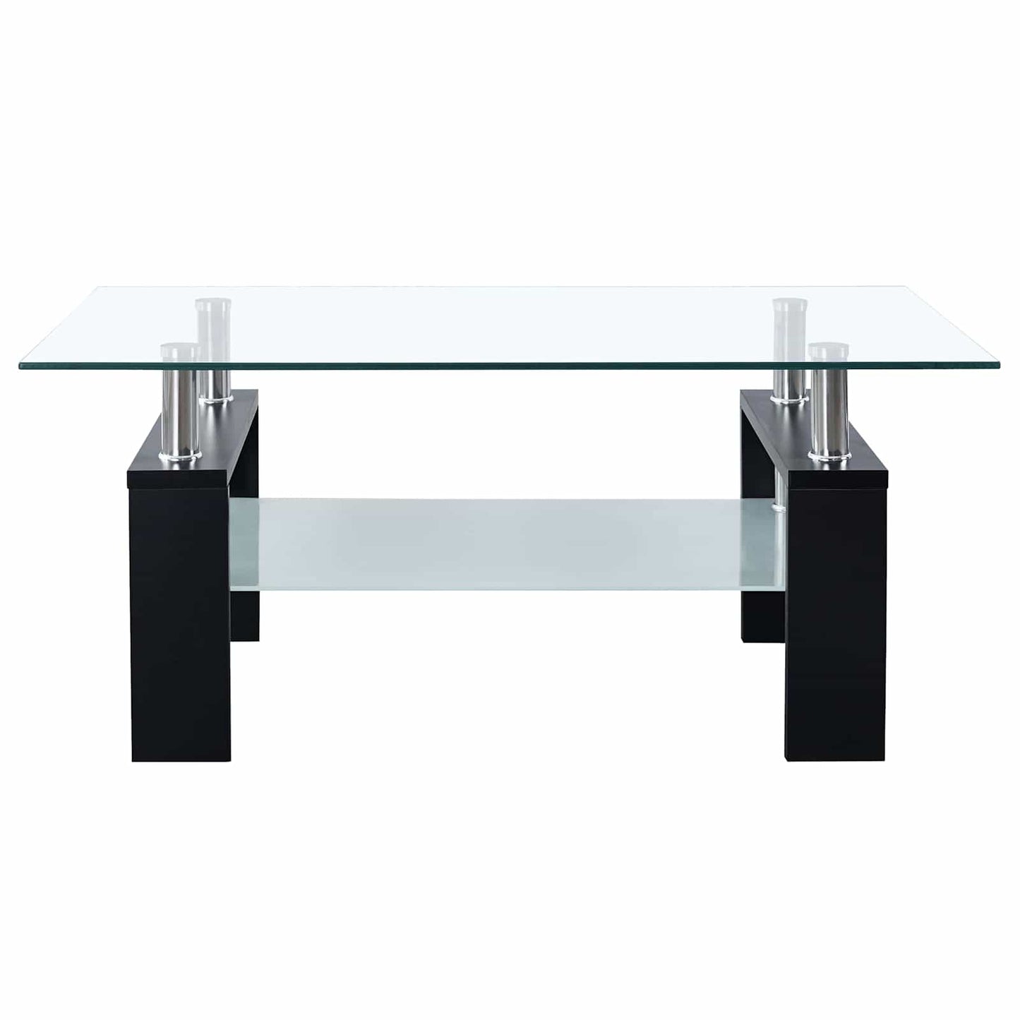 Tavolino da salotto Nero 55 x 96 x 40.5 cm