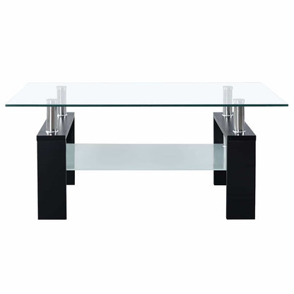 Tavolino da salotto Nero 55 x 96 x 40.5 cm