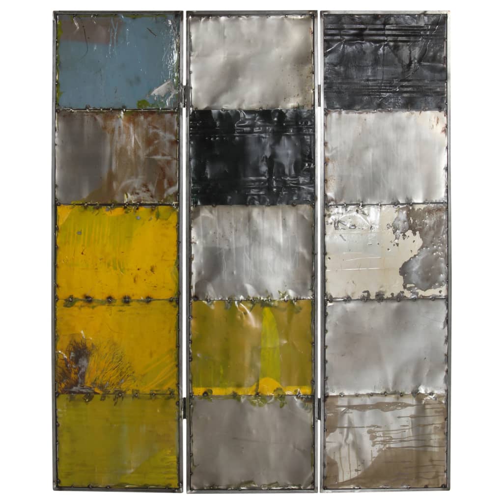 Paravento Multicolore 45x17x167 cm Ferro