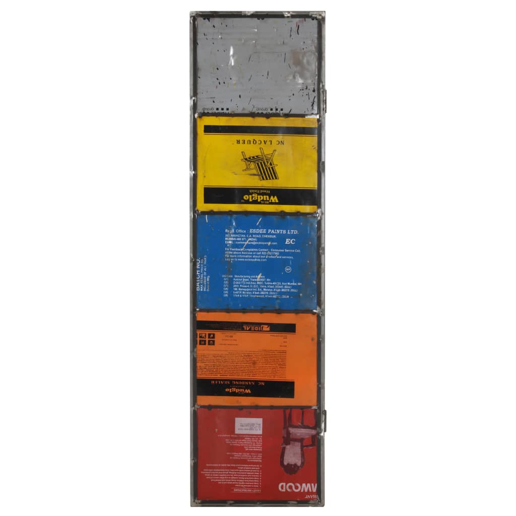 Paravento Multicolore 45x17x167 cm Ferro
