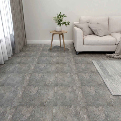 Tavole per Pavimenti 55 pcs Grigio 5,11 mÂ² PVC
