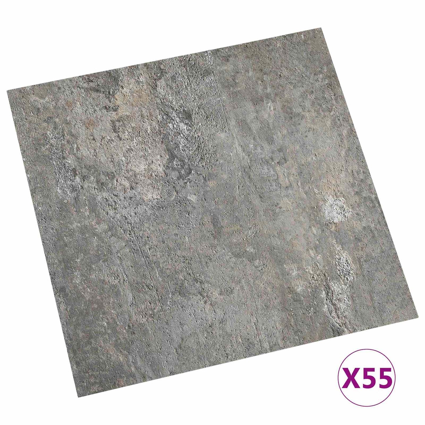 Tavole per Pavimenti 55 pcs Grigio 5,11 mÂ² PVC