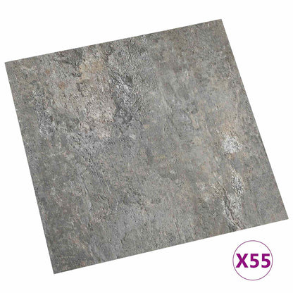 Tavole per Pavimenti 55 pcs Grigio 5,11 mÂ² PVC