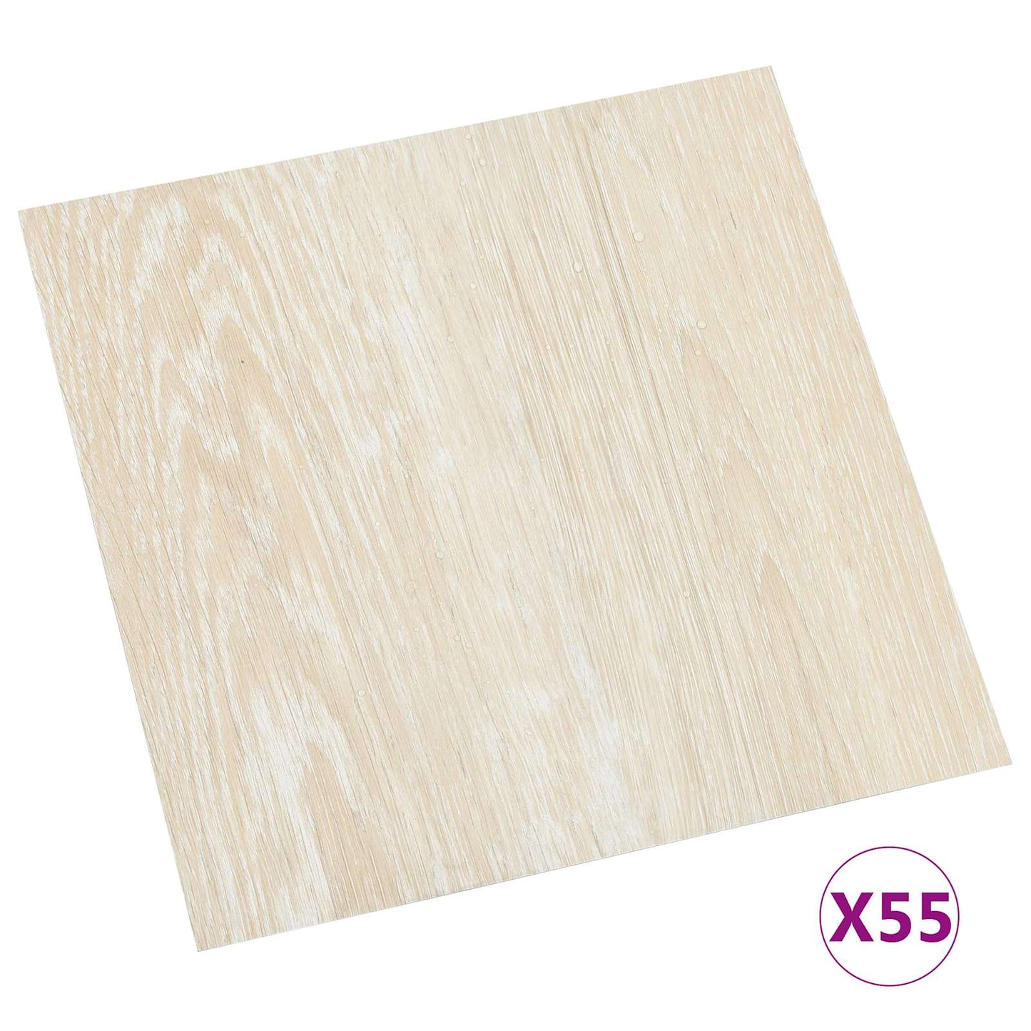 Tavole per Pavimenti 55 pcs Beige 5,11 mÂ² PVC