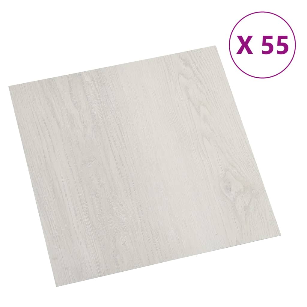 Listoni per Pavimenti Autoadesivi 55 pz in PVC 5,11 m² Beige