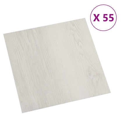 Tavole per Pavimenti 55 pcs Beige 5,11 mÂ² PVC