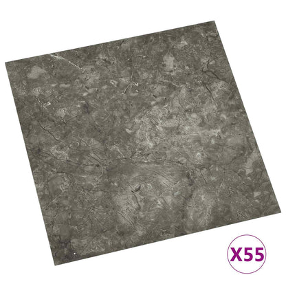 Tavole per Pavimenti 55 pcs Grigio 5,11 mÂ² PVC