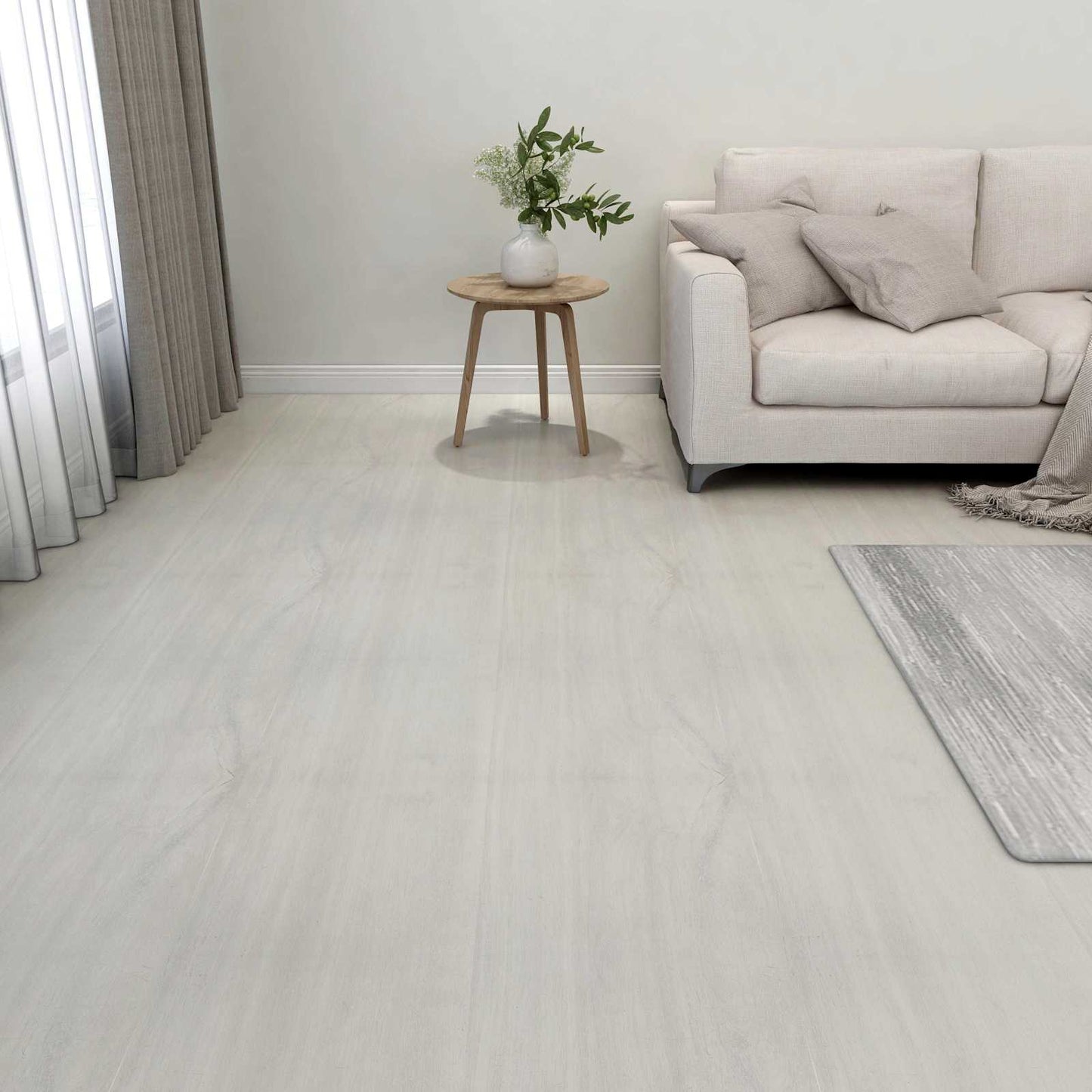 Tavole per Pavimenti 55 pcs Crema 5,11 mÂ² PVC