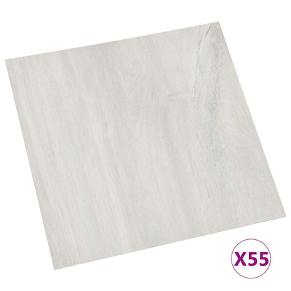 Tavole per Pavimenti 55 pcs Crema 5,11 mÂ² PVC