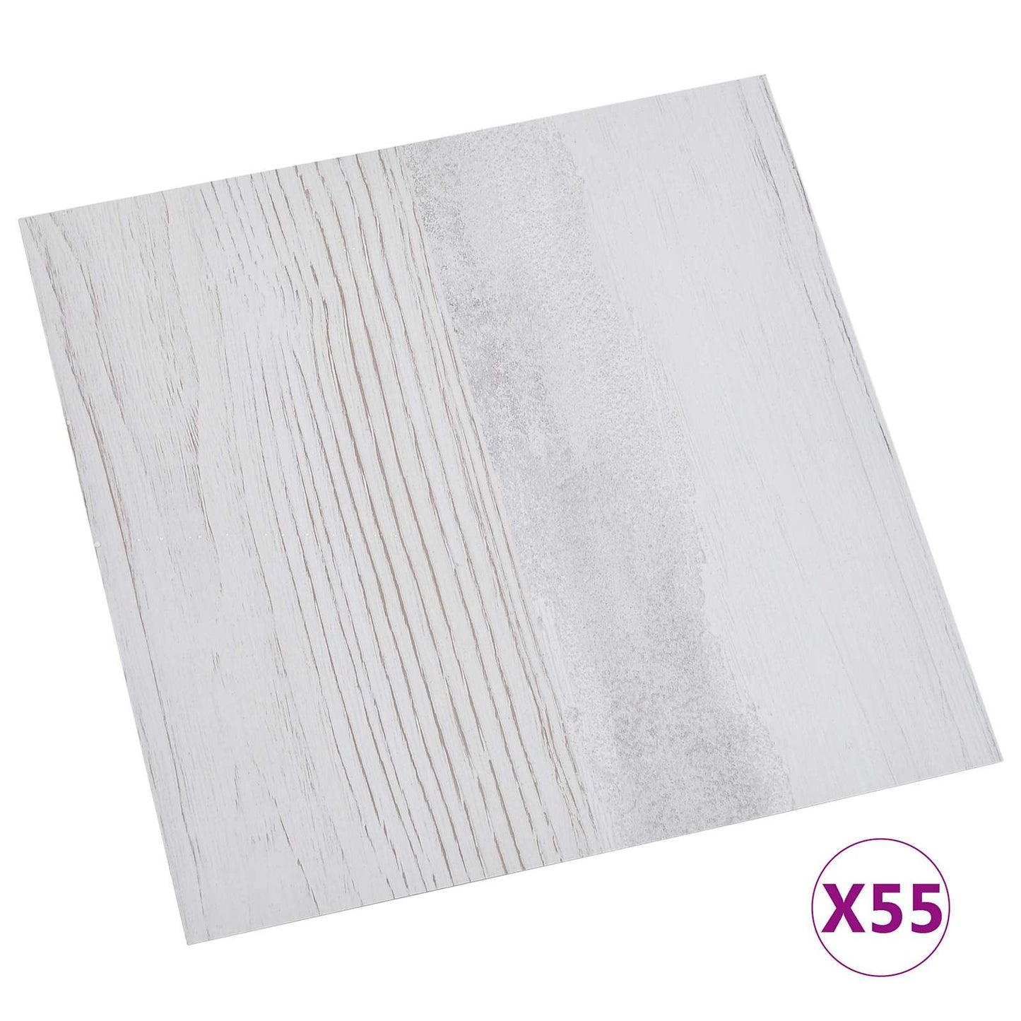 Tavole per Pavimenti 55 pcs Grigio chiaro 5,11 mÂ² PVC