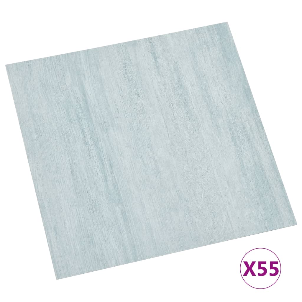 Listoni per Pavimenti Autoadesivi 55 pz in PVC 5,11 m² Verdi