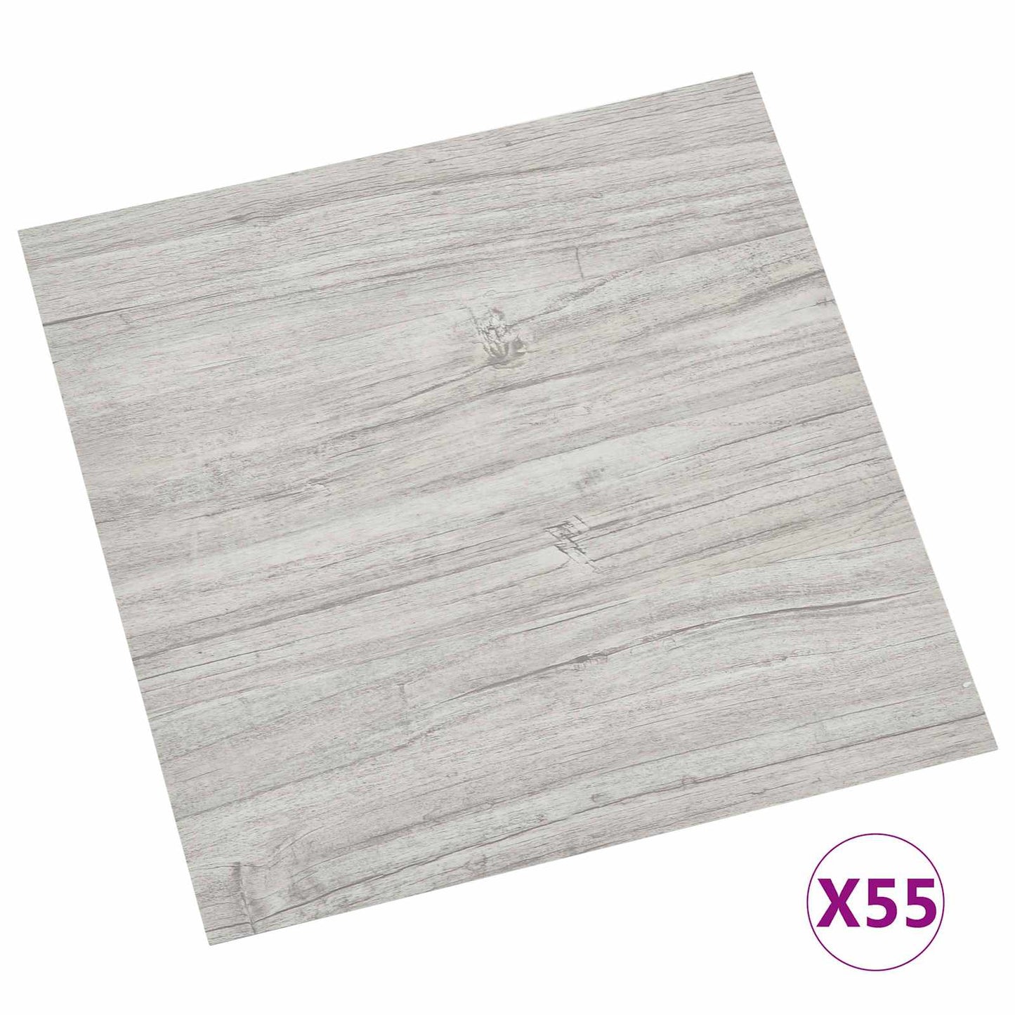 Tavole per Pavimenti 55 pcs Grigio chiaro 5,11 mÂ² PVC