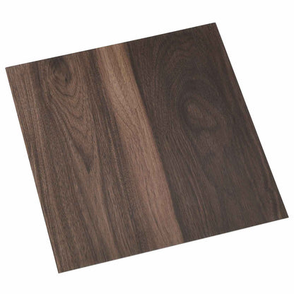 Tavole di Pavimento 55 pcs Marrone Scuro 5,11 mÂ² PVC