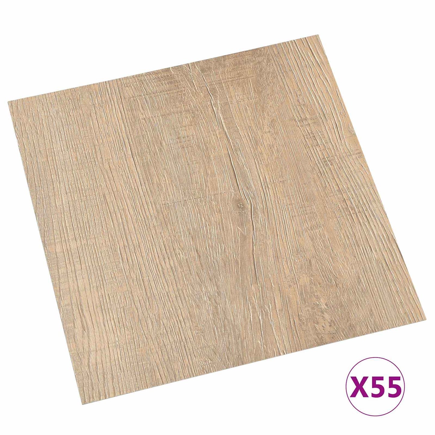 Tavole per Pavimenti 55 pcs Marrone 5,11 mÂ² PVC