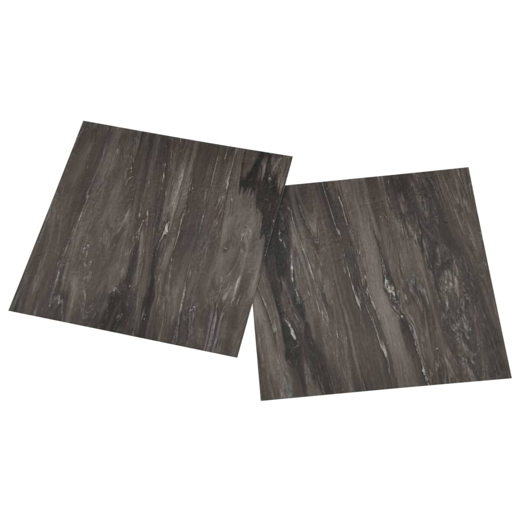 Listoni Pavimenti Autoadesivi 55 pz in PVC 5,11 m² Grigio Scuro